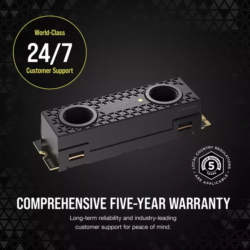 SSD-schijf Corsair 2 TB M.2 PCI Express 5.0 MP700 PRO Hydro X