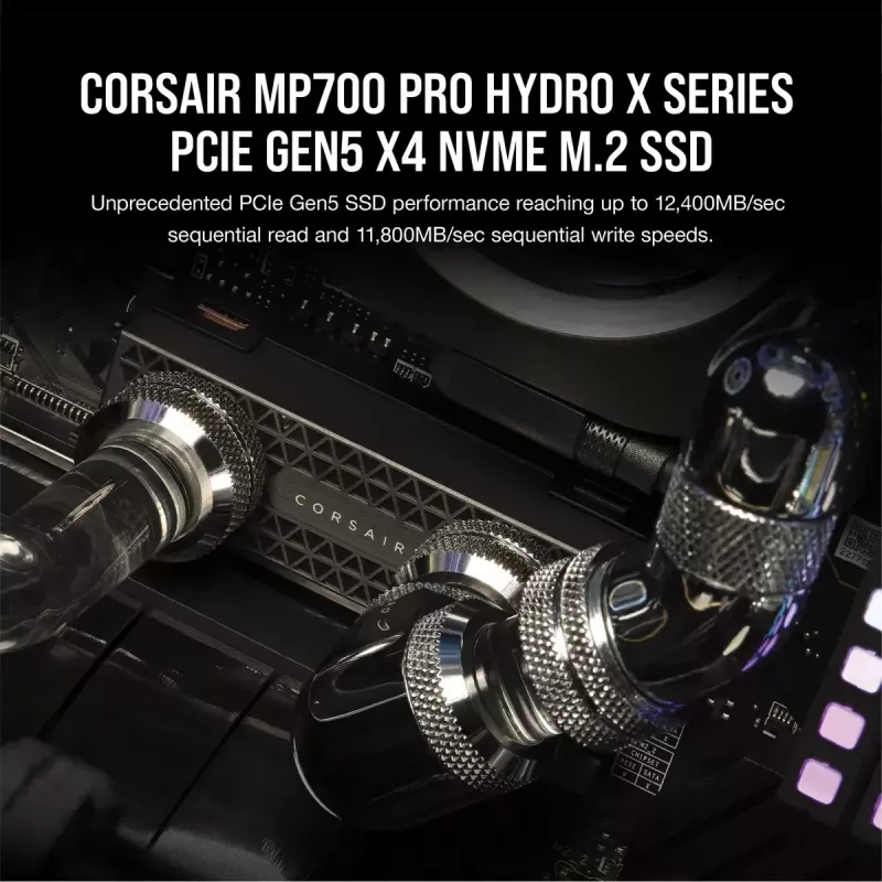 SSD-schijf Corsair 2 TB M.2 PCI Express 5.0 MP700 PRO Hydro X