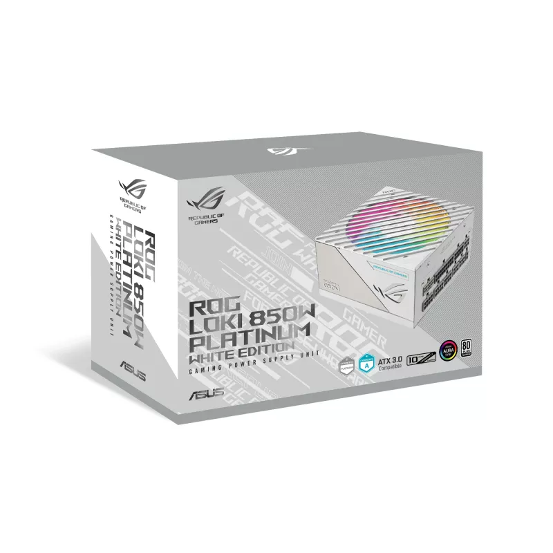 ASUS ROG Loki SFX-L 850W Platinum White voeding 24-pins ATX