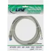 InLine patchkabel S/FTP PiMF Cat.6A halogeenvrij 500MHz grijs 0,5m