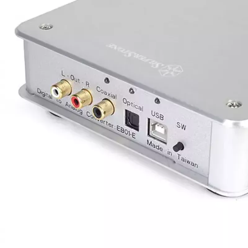 Audio-interface Silverstone EB01-E zilver