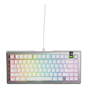 Mechanisch gaming-toetsenbord GLORIOUS GMMK 3 PRO 75% bedraad USB QWERTY RGB zilver (US)