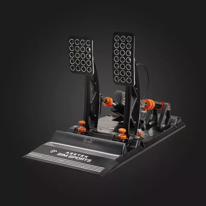 Asetek SimSports Invicta gas- en rempedalenset voor simracen 40-010-0000001