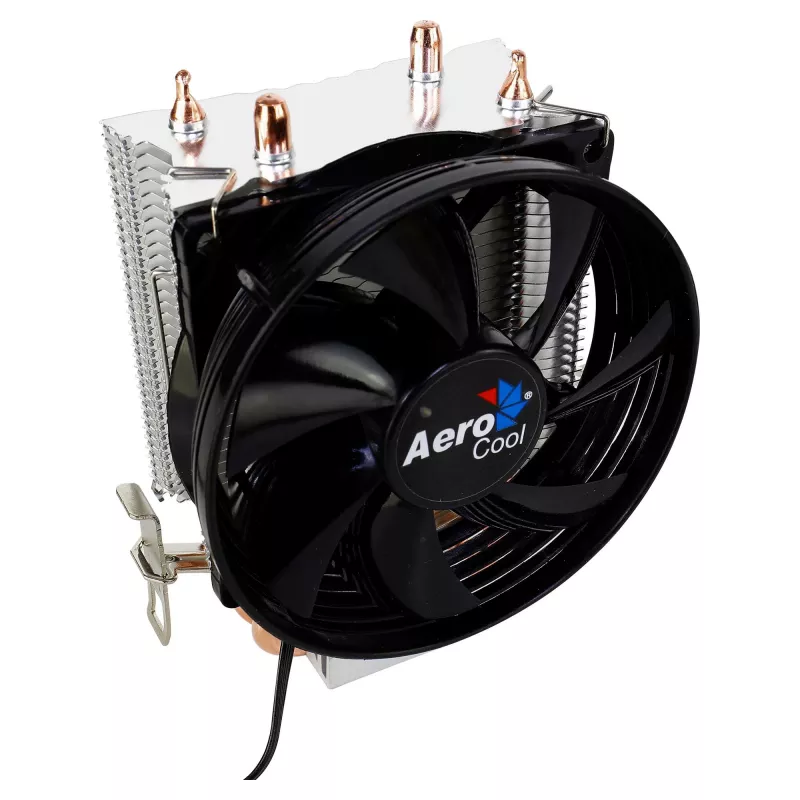AEROCOOL VERKHO2 CPU-koeler met 90-mm ventilator, hydraulisch lager, 800–2000 RPM, 110 W TDP, multi-socket ondersteuning