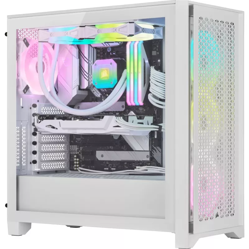 CORSAIR midi tower behuizing - Icue 4000d RGB wit