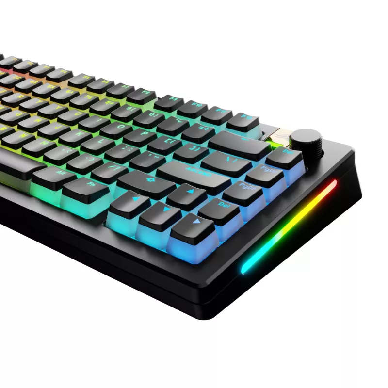 Glorious GPBT Aura V3 keycapset, ANSI-indeling (US), PBT, Doubleshot, zwart