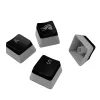 Glorious GPBT Aura V3 keycapset, ANSI-indeling (US), PBT, Doubleshot, zwart