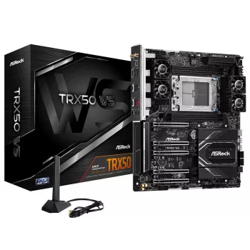 ASRock moederbord TRX50 Ws AMD TRX50 Ryzen 4 X DDR5 7.1ch HD audio EATX