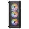 Aerocool BEAMBKV2 gaming ATX-behuizing 4 ventilatoren 12 cm FRGB zwart