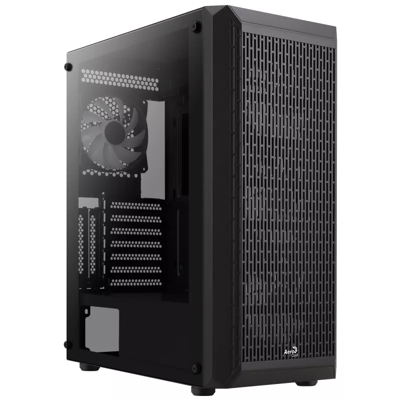 Aerocool BEAMBKV2 gaming ATX-behuizing 4 ventilatoren 12 cm FRGB zwart
