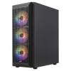 Aerocool BEAMBKV2 gaming ATX-behuizing 4 ventilatoren 12 cm FRGB zwart