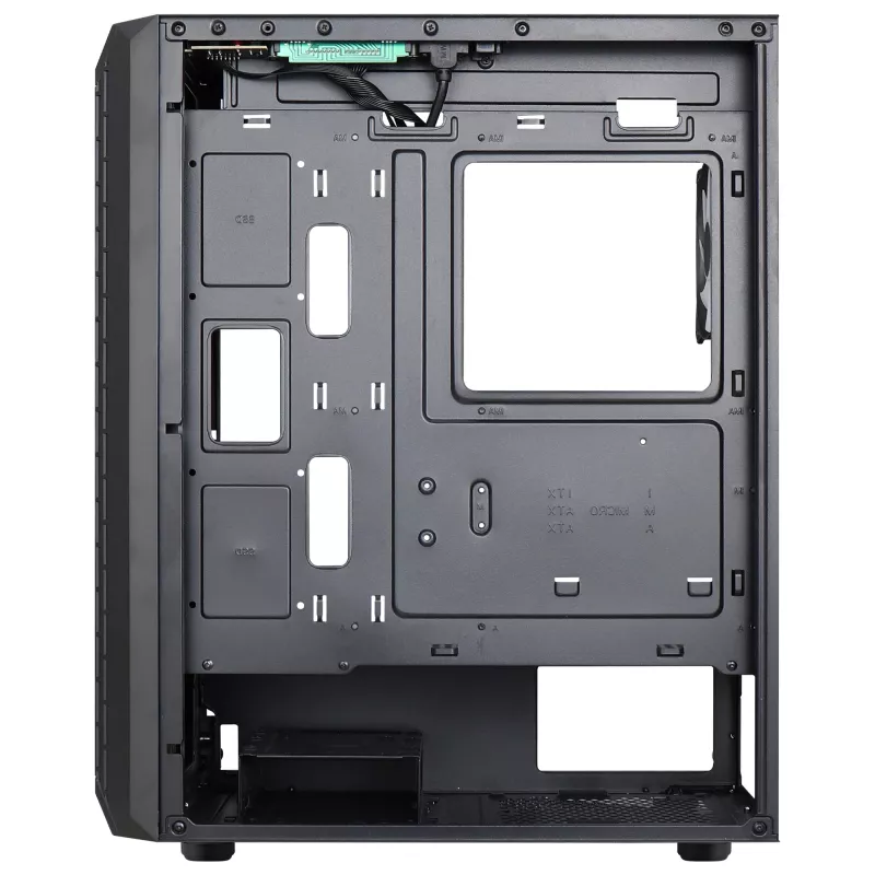 Aerocool BEAMBKV2 gaming ATX-behuizing 4 ventilatoren 12 cm FRGB zwart