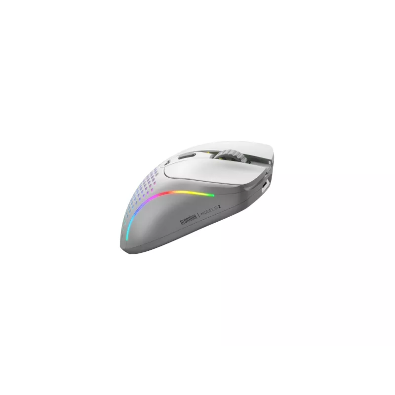Glorious Gaming Glorious Model D 2 Wireless - matwit, rechtshandig, RF Wireless, 19000 DPI, wit