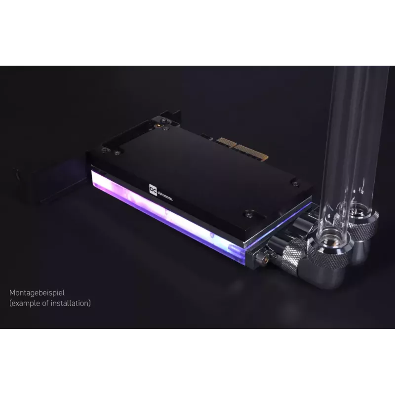 Alphacool Core M.2 NVMe PCIe 5.0 vloeistofkoeler met backplate