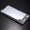 Waterblok + backplate Phanteks Glacier G40 acryl koper grijs transparant