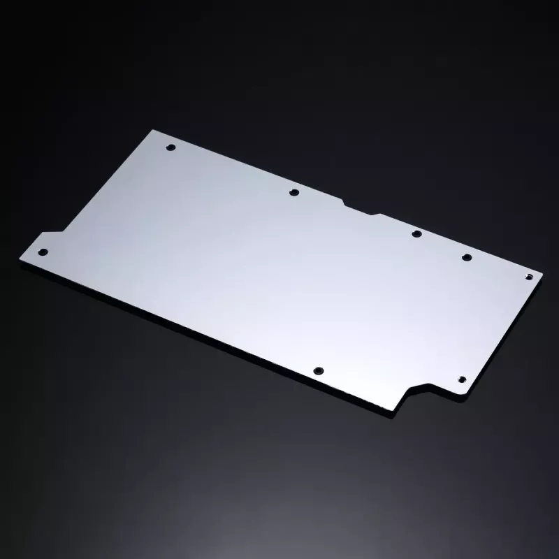 Waterblok + backplate Phanteks Glacier G40 acryl koper grijs transparant