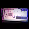 Waterblok + backplate Phanteks Glacier G40 acryl koper grijs transparant