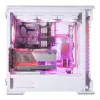Waterblok + backplate Phanteks Glacier G40 acryl koper grijs transparant