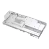 Waterblok + backplate Phanteks Glacier G40 acryl koper grijs transparant