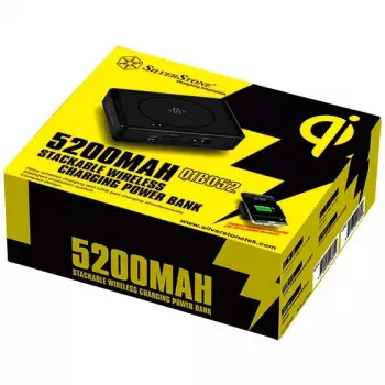 Draagbare powerbank Silverstone QIB052 5200 mAh