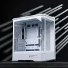 Computerbehuizing Jonsbo D400 Midi Tower ATX tempered glass – wit