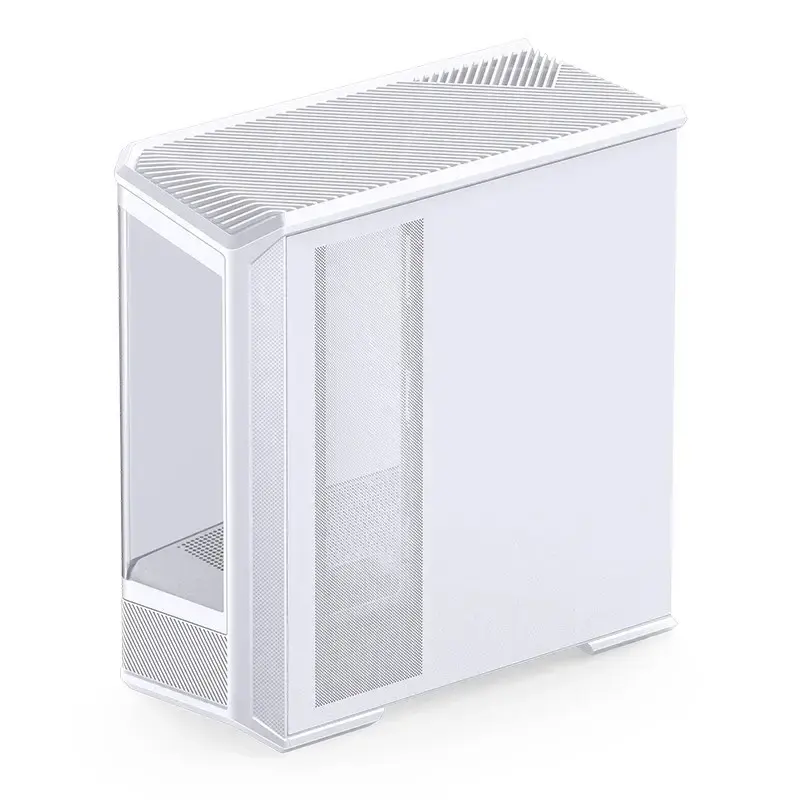 Computerbehuizing Jonsbo D400 Midi Tower ATX tempered glass – wit