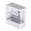 Computerbehuizing Jonsbo D400 Midi Tower ATX tempered glass – wit