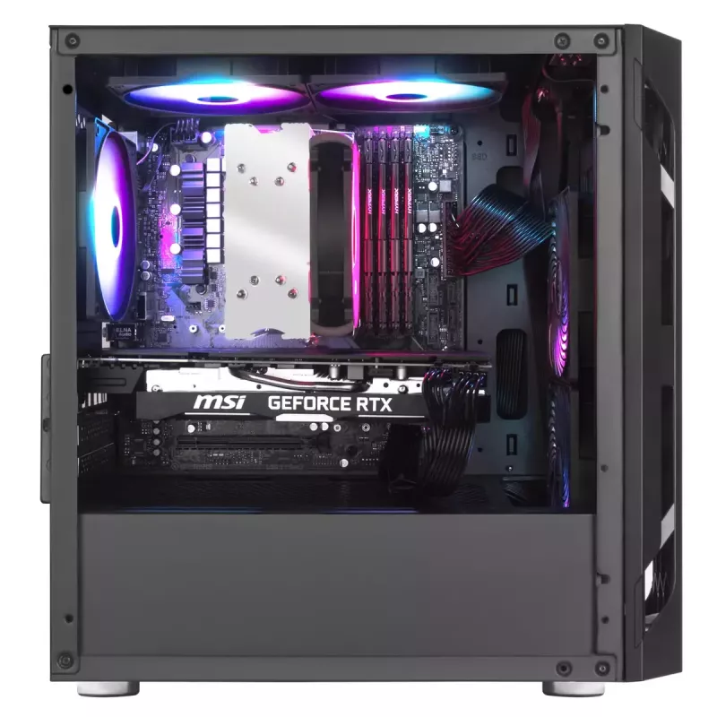 PC-behuizing Silverstone FARA H1M PRO Micro Tower zwart