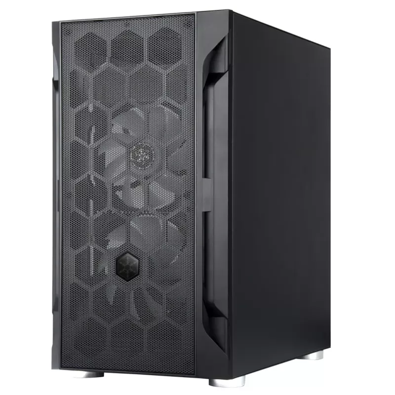 PC-behuizing Silverstone FARA H1M PRO Micro Tower zwart