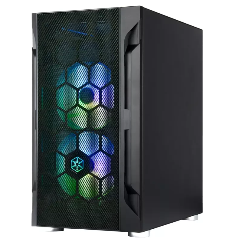 PC-behuizing Silverstone FARA H1M PRO Micro Tower zwart