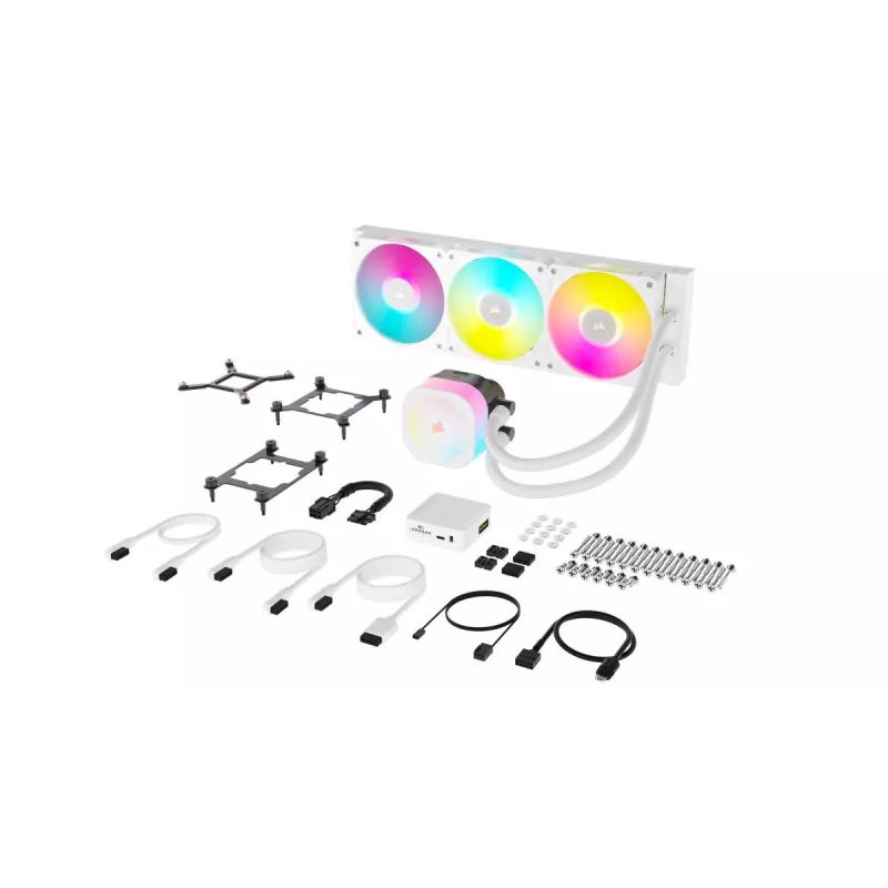 CORSAIR CPU-koeler - iCue Link Titan 360 Rx RGB AIO vloeistofkoeler - wit