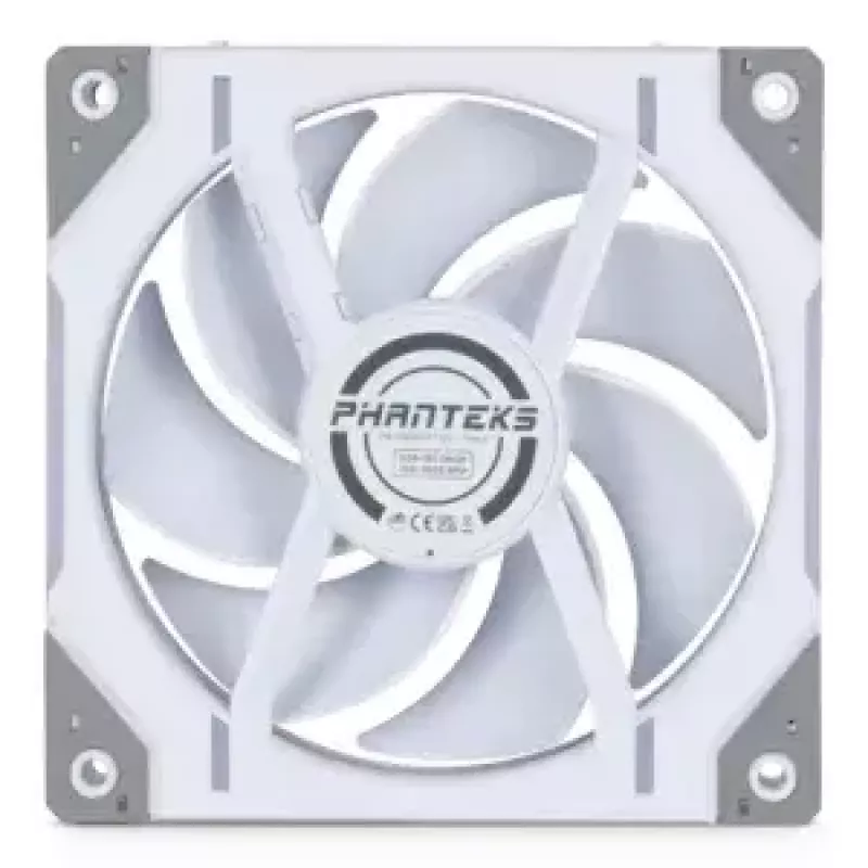 Ventilator Phanteks D30-120 12 cm wit 250-2000 RPM fluïdumdynamisch lager