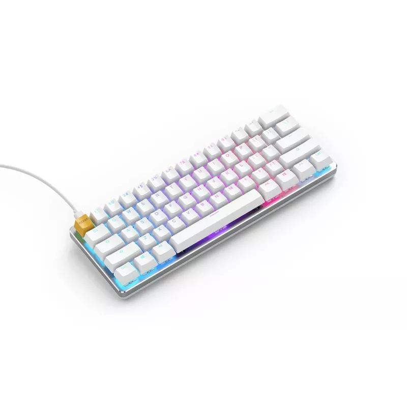Glorious Gaming GMMK toetsenbord USB QWERTY US International zilver, wit