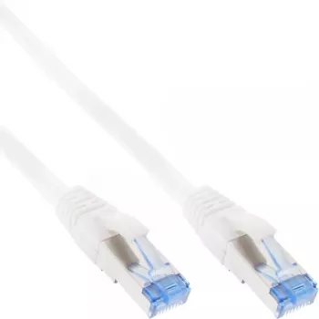 InLine patchkabel S/FTP PiMF Cat.6A halogeenvrij 500MHz wit 10m