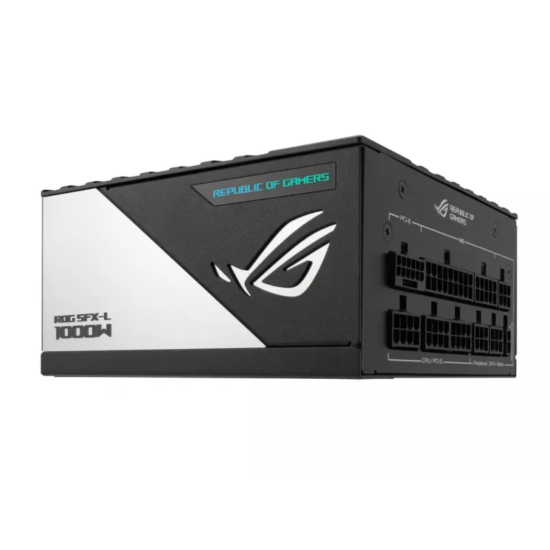ASUS ROG Loki SFX-L 1000W Platinum voeding 24-polig ATX zwart, zilver