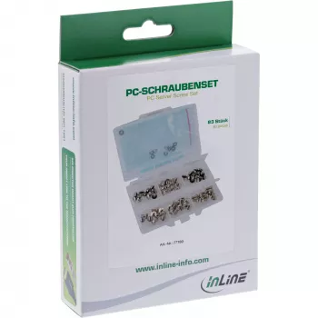InLine pc-serverschroevenset 83 stuks
