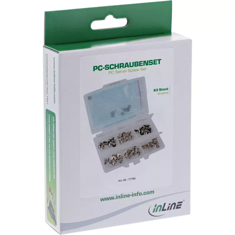 InLine pc-serverschroevenset 83 stuks