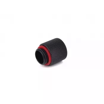BitsPower BP-CBWP-C60 verlengstuk — messing computerkoelingsaccessoire, 15 mm breed, zwart/rood