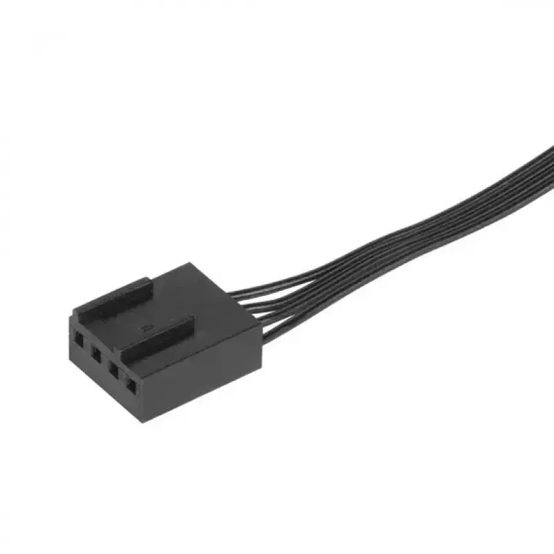 Luchtkoeler Silverstone Air Slimmer 120 12 cm zwart transparant