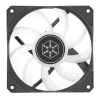 Luchtkoeler Silverstone Air Slimmer 120 12 cm zwart transparant
