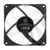 Luchtkoeler Silverstone Air Slimmer 120 12 cm zwart transparant