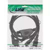 InLine Y-stroomkabel 1x CEE 7/7 haaks / 2x 3-polig IEC C13 stekker, 1,8 m