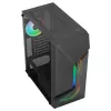 Aerocool SCAPEBKV3 gaming ATX-behuizing front RGB LED gehard glas 3x ARGB-ventilator zwart