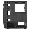 Aerocool SCAPEBKV3 gaming ATX-behuizing front RGB LED gehard glas 3x ARGB-ventilator zwart