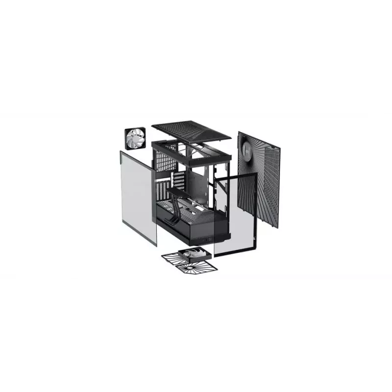 PC-behuizing HYTE Y40 Midi Tower zwart