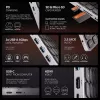 Axagon HMC-KB-GE, USB 5Gbps-hub met toetsenbord, HDMI 4K/60Hz, 3x USB-A, SD/mSD, audio, PD 100, Duitse layout