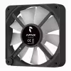 APNX FP2-120 PWM ARGB behuizingsventilator, 120 mm, 500–1800 tpm, 83,85 CFM, 34,8 dB, zwart