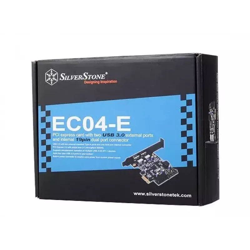 Interfacekaart Silverstone EC04-E intern USB 3.2 Gen 1