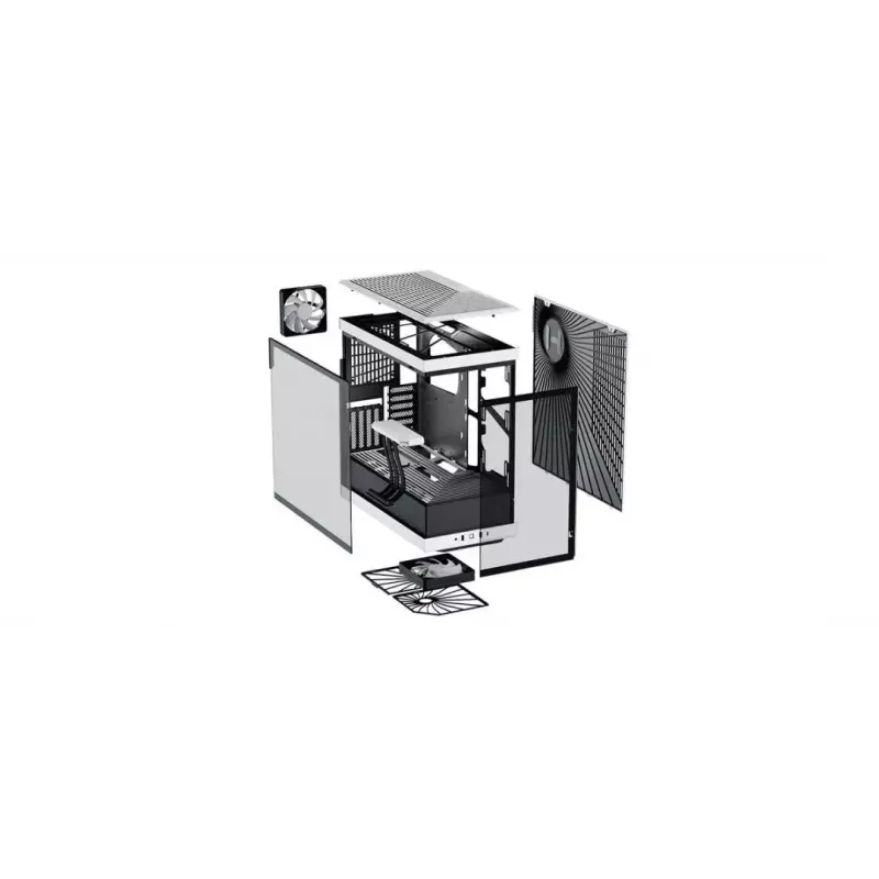 PC-behuizing HYTE Y40 Midi Tower zwart, wit