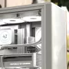 Aerocool D501A Midi Tower zwart, hout
